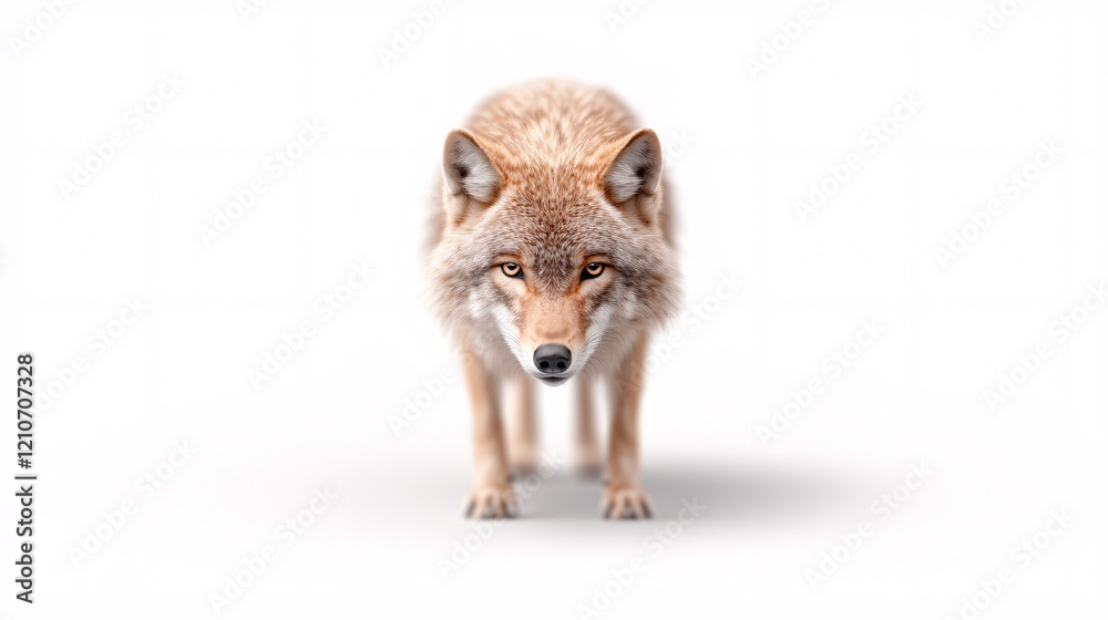 Fototapeta premium Realistic Coyote Portrait