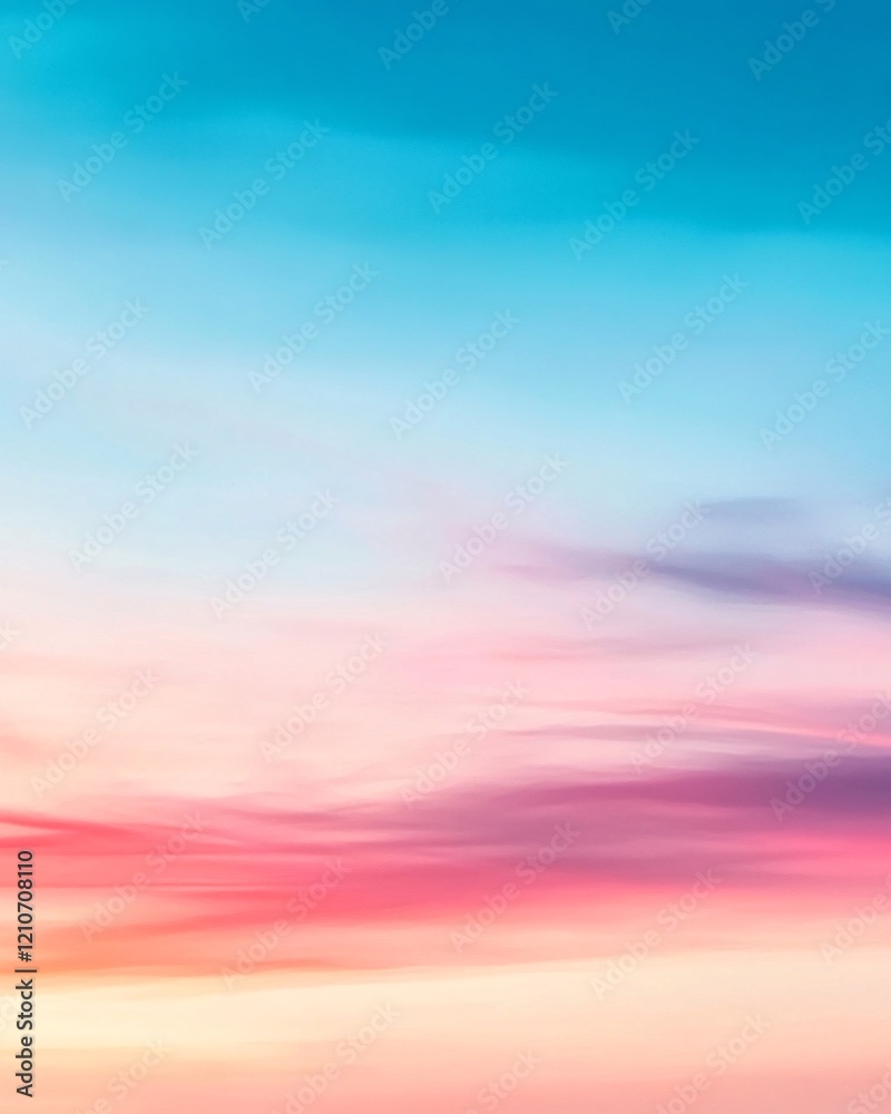 Fototapeta premium Serene Sky at Sunrise