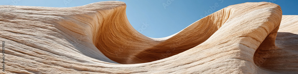 Obraz premium Eroded Sandstone Formation with Central Cavity
