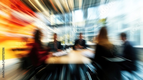 A group of individuals gathered around a table with unknown purposes