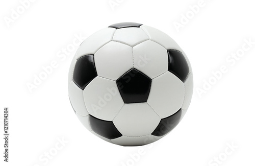 Wallpaper Mural A classic football ball with black and white panels isolated on a transparent background. Torontodigital.ca