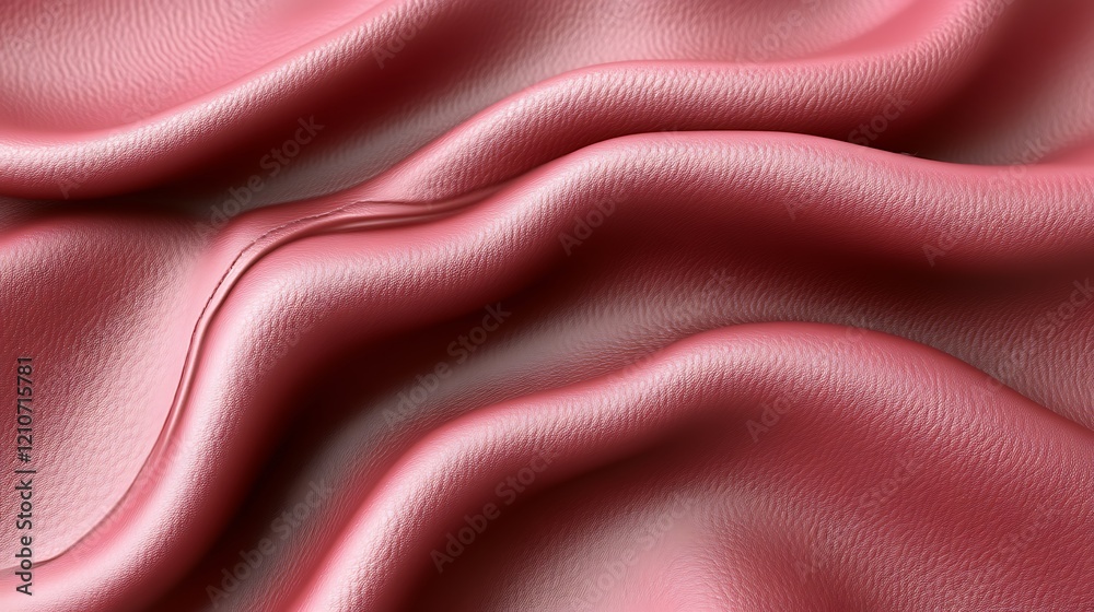 Obraz premium Draped Dusty Rose Leather Texture Background