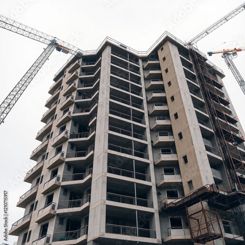 Apartment building under construction