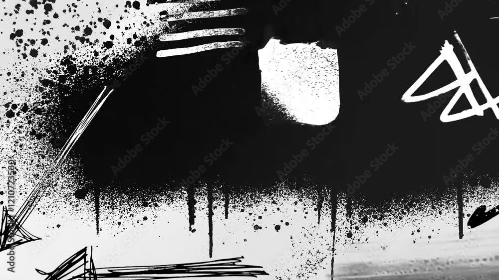 black and white backgrounds in grunge style, scratches and old film