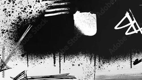 black and white backgrounds in grunge style, scratches and old film