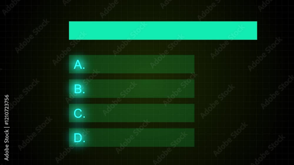 abstract question template animation with grid background. abstract question template animation with grid background.
