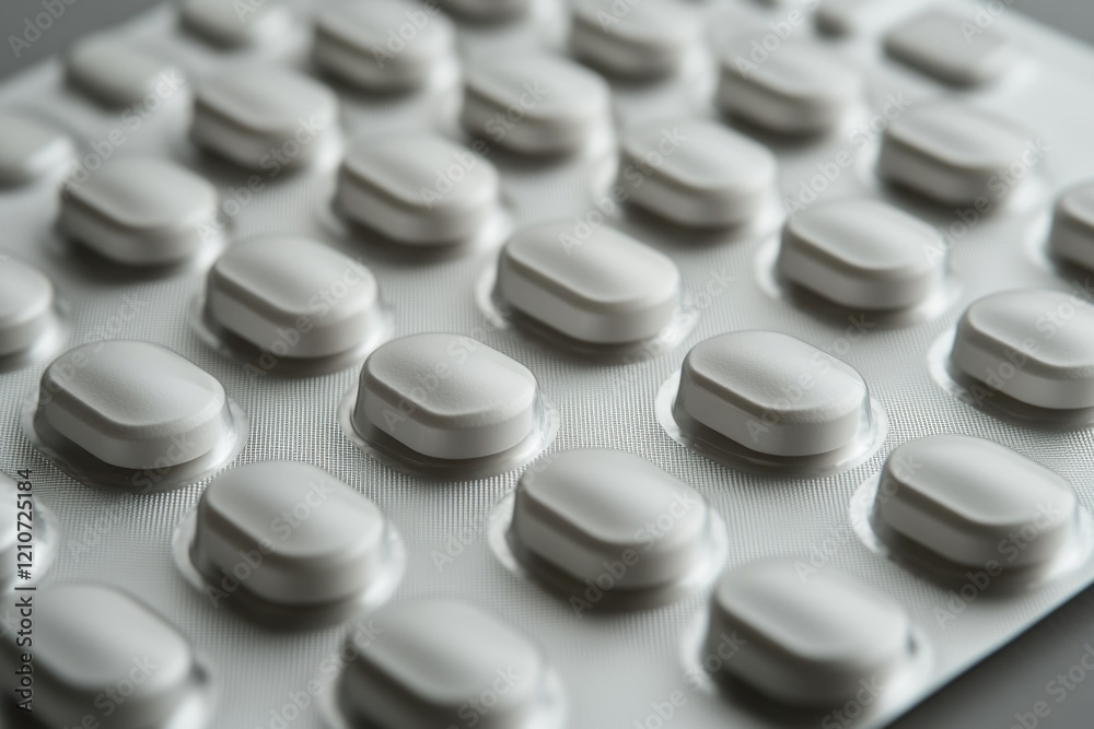 A close-up shot of pills arranged in a tray on a table, suitable for use in medical or pharmaceutical contexts A close-up shot of pills arranged in a tray on a table, suitable for use in medical or pharmaceutical contexts