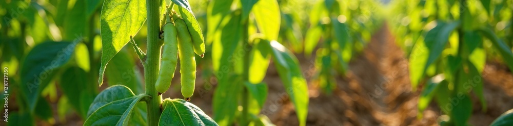 Soybean stalks with mature beans and fallen leaves, plant, mature, field Soybean stalks with mature beans and fallen leaves, plant, mature, field