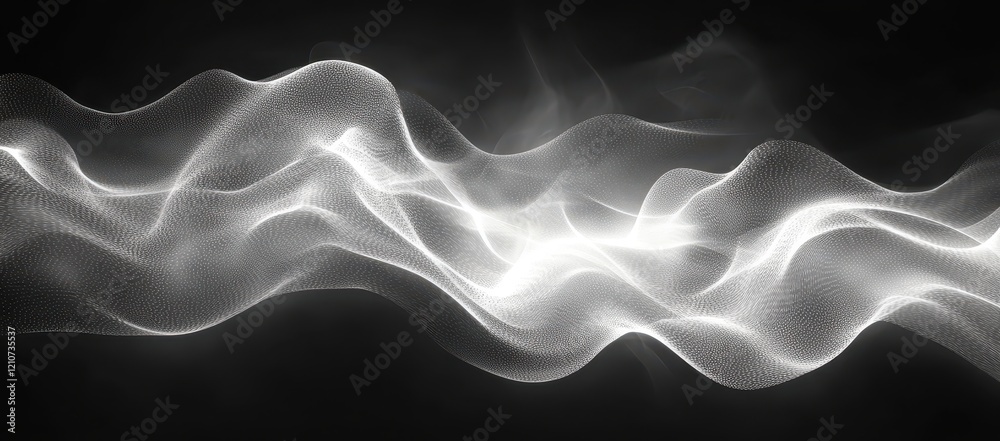 Obraz premium Abstract background with a monochrome gradient and flowing textures.