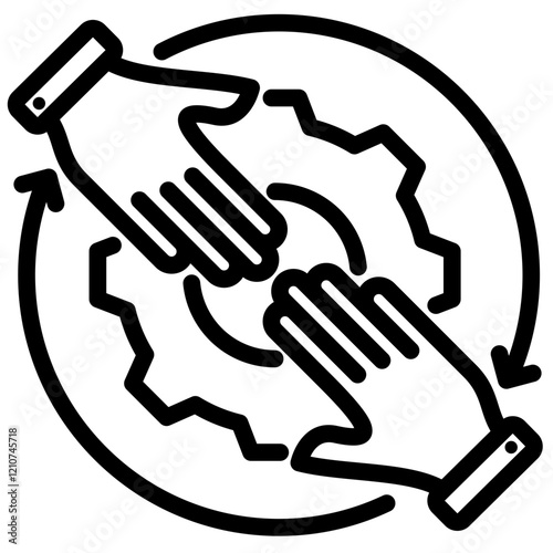 Anticompetitive Behaviour Outline Icon