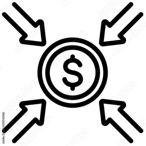 Bud Suppression Outline Icon