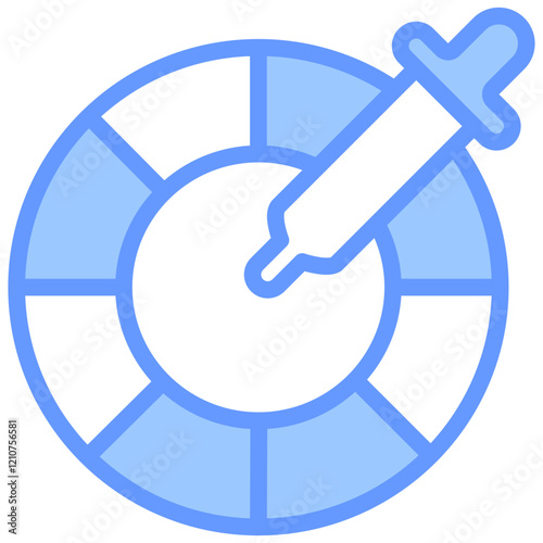 Color Palette Blue Icon