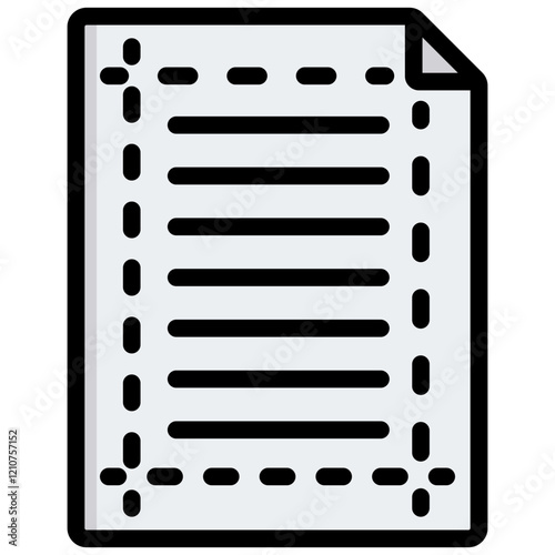 Margin Outline Color Icon