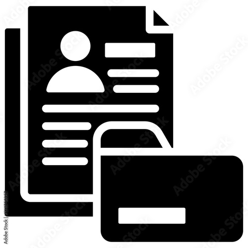 Portfolio Glyph Icon