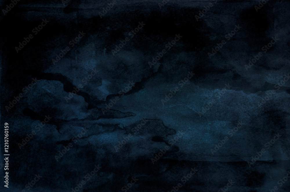 Dark blue watercolor background texture Dark blue watercolor background texture