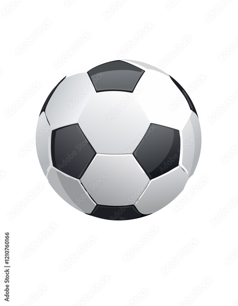 soccer ball isolated on white vector soccer ball isolated on white vector