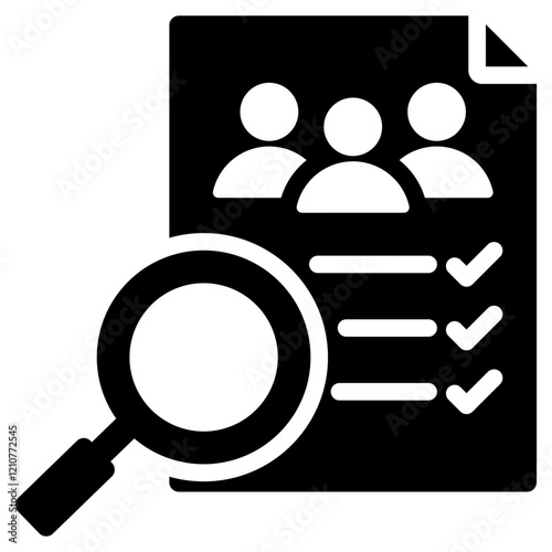 Census Glyph Icon