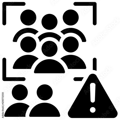 Overpopulation Glyph Icon