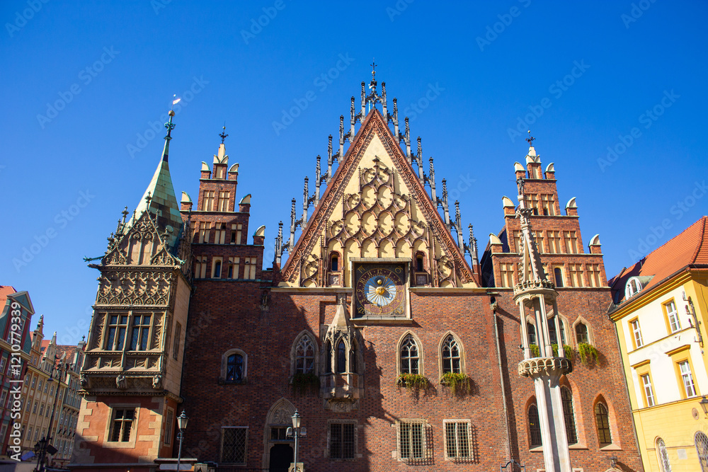 beautiful architecture of cathedrals and churches in Wroclaw beautiful architecture of cathedrals and churches in Wroclaw