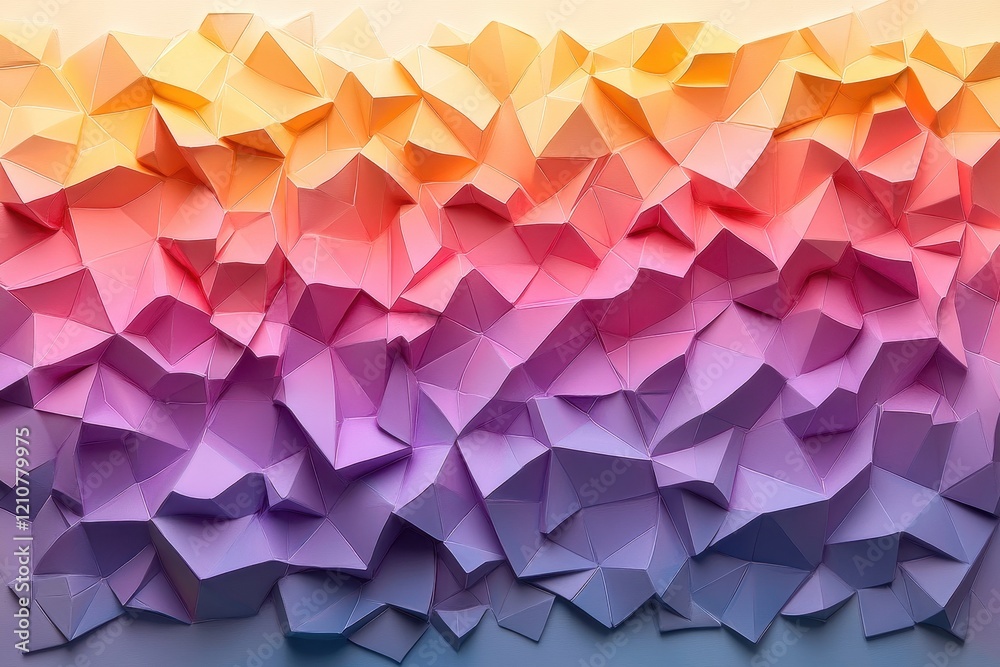 Abstract geometric pattern with vibrant gradient colors. Abstract geometric pattern with vibrant gradient colors.