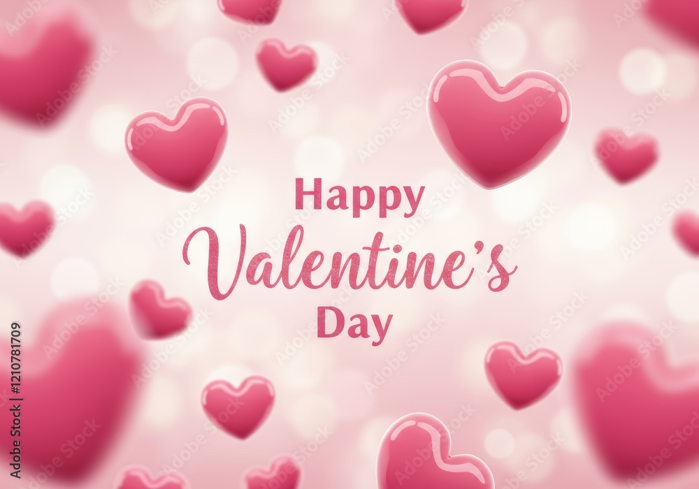 Valentine's Day pink hearts design, background image
Valentine's Day pink hearts design, background image