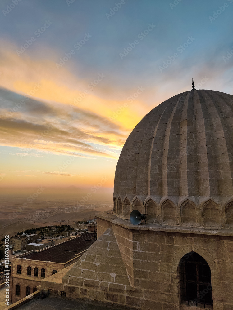 Naklejka premium the beautiful architecture of Sultan Isa Medrese in Turkey
