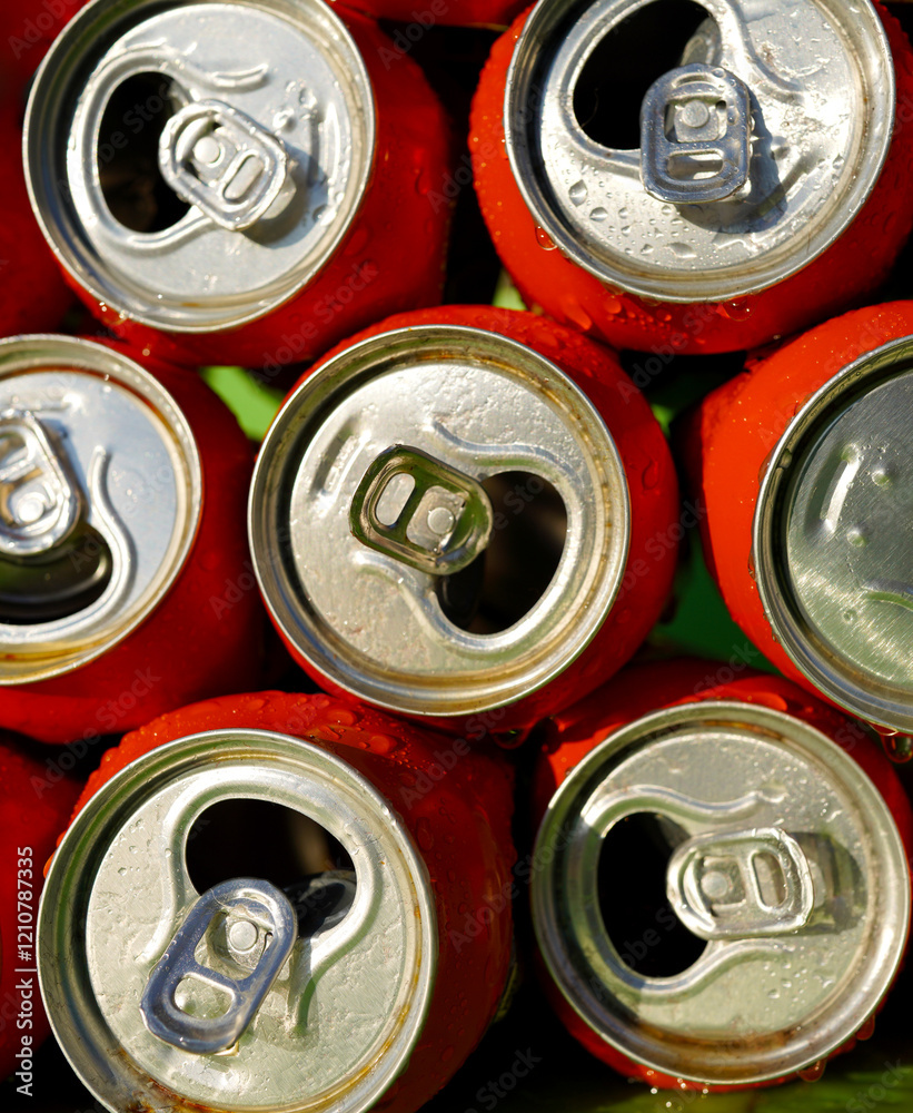 Opened Coke Cans background, texture. Open drink soda cans close up, top view. Open coke can, background, texture. Pop top aluminum can with waterdrops after used. Open drink can, close-up. Vertical. Opened Coke Cans background, texture. Open drink soda cans close up, top view. Open coke can, background, texture. Pop top aluminum can with waterdrops after used. Open drink can, close-up. Vertical.