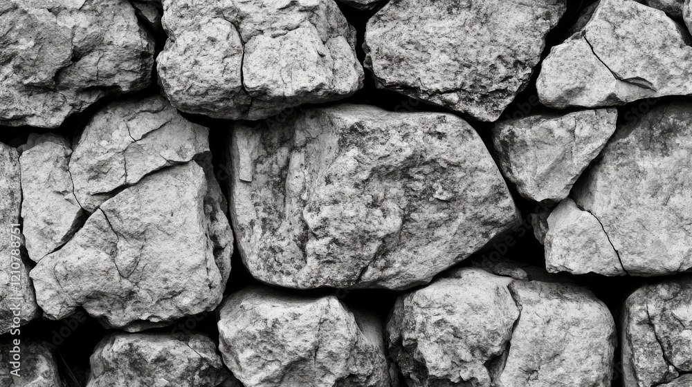 Closeup View of a Majestic Stone Wall, a Timeless Architectural Marvel Closeup View of a Majestic Stone Wall, a Timeless Architectural Marvel