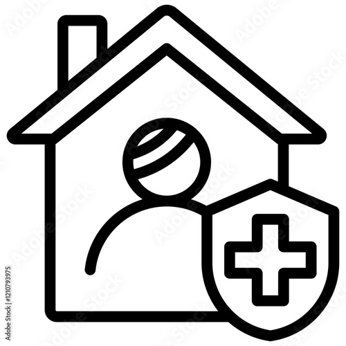 Outpatient Care Outline Icon