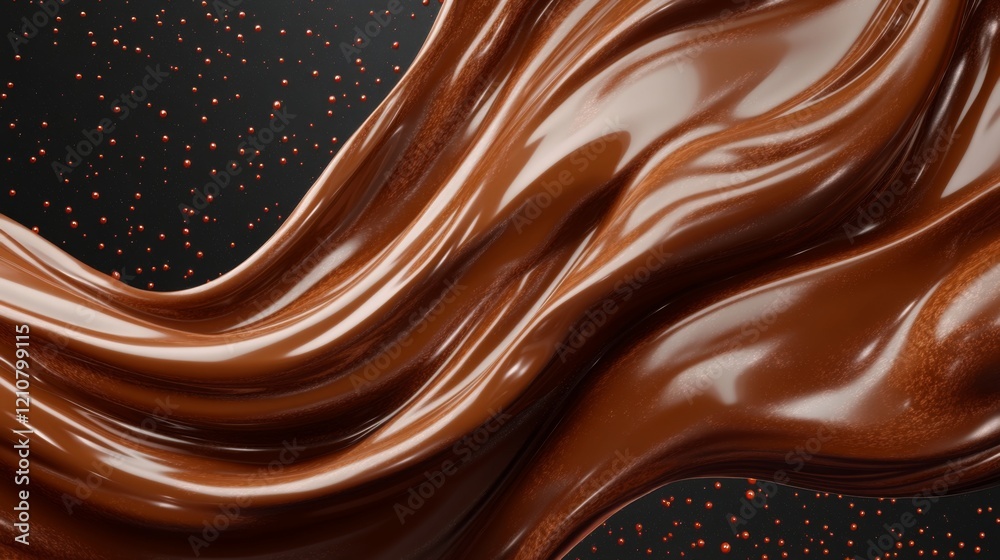 Visually Stunning Melted Chocolate Flowing Art Visually Stunning Melted Chocolate Flowing Art