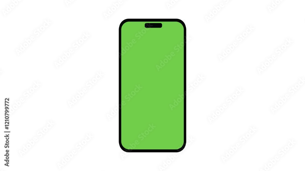 3D smartphone blank green Display mockup animation on a white screen, Cellphone movements vertical for Watching and Paste Background e-business Blog or Gaming App. Smart Phone with Clear Chroma Key 3D smartphone blank green Display mockup animation on a white screen, Cellphone movements vertical for Watching and Paste Background e-business Blog or Gaming App. Smart Phone with Clear Chroma Key