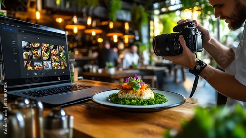 Food Photography: A Culinary Artist at Work photo