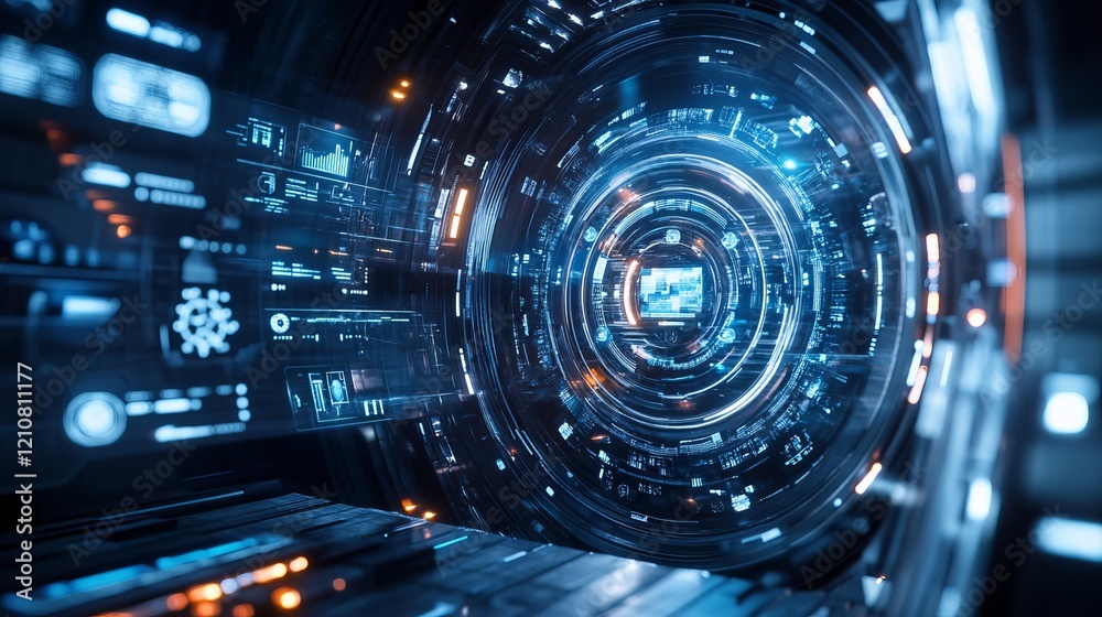 Futuristic Technological Interface Futuristic Technological Interface