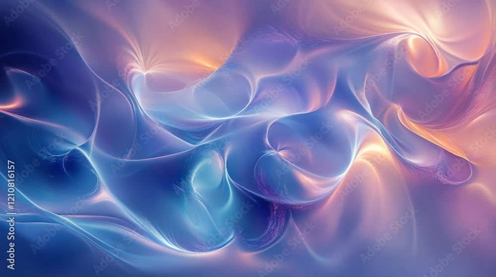 soft blurred background with flowing shades of blue and purple, high detail, calming and serene, elegant and futuristic, artistic and dynamic design soft blurred background with flowing shades of blue and purple, high detail, calming and serene, elegant and futuristic, artistic and dynamic design