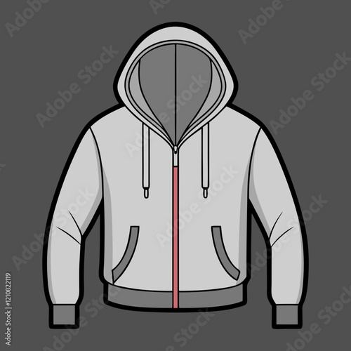 Vector illustration of a man wearing a white shirt and cap with a casual fashion design