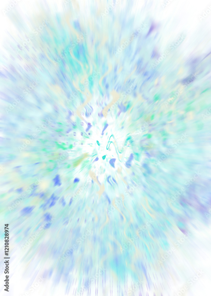 An abstract transparent iridescent color blur design element. An abstract transparent iridescent color blur design element.