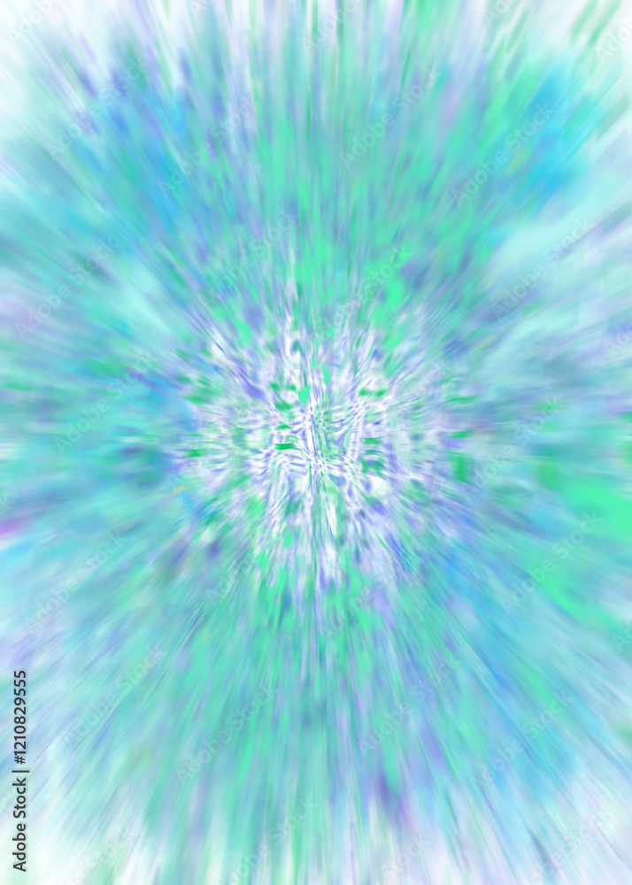 Obraz premium An abstract transparent iridescent color blur design element.