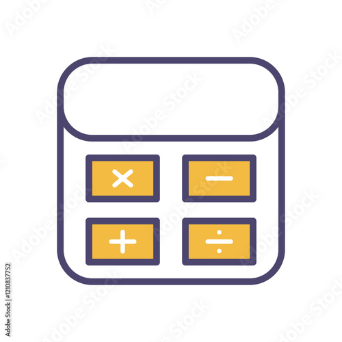 Mathematics icon education vector