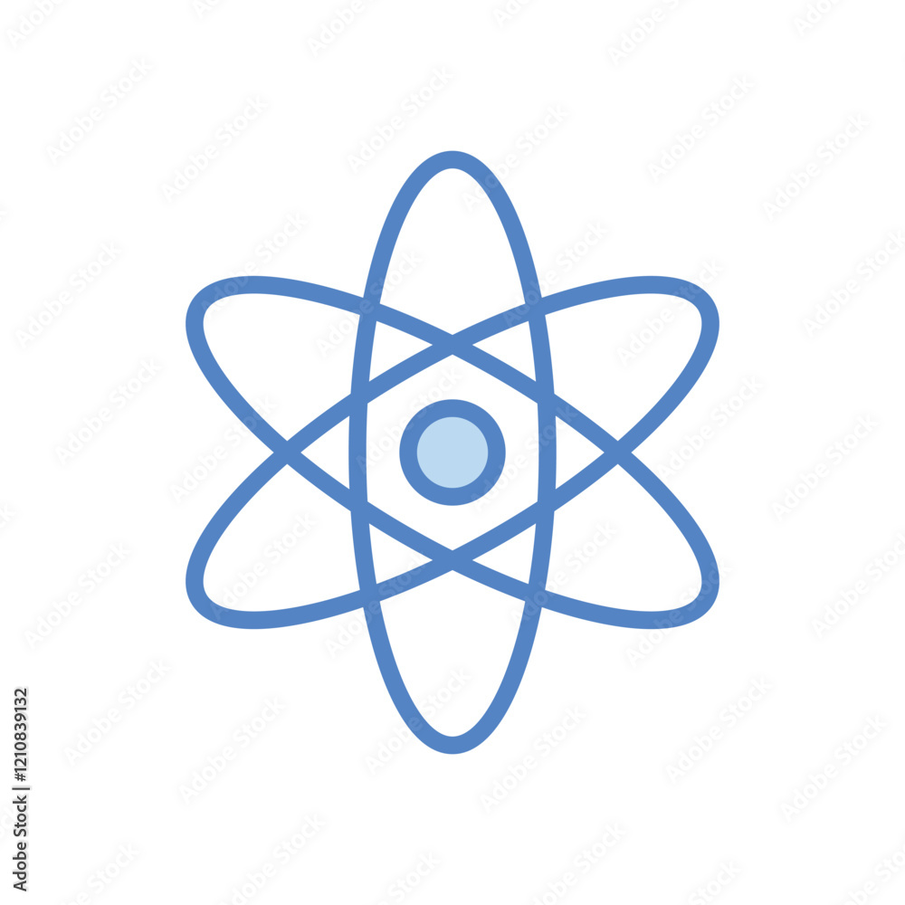 Physics icon education vector Physics icon education vector