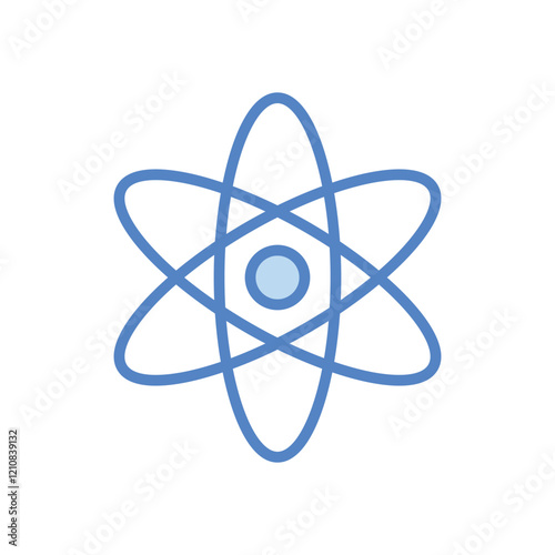 Physics icon education vector