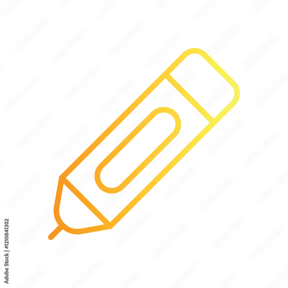 Pencil icon education vector