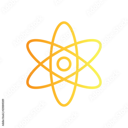 Physics icon education vector