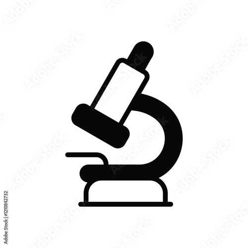 Microscope icon education vector