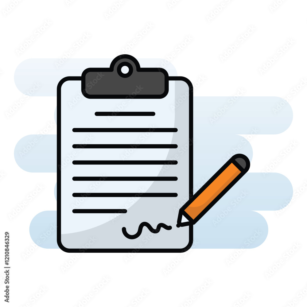 Contract vector icon