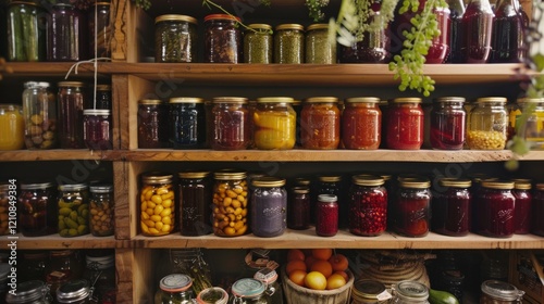 Wallpaper Mural Orginized pantry items Torontodigital.ca