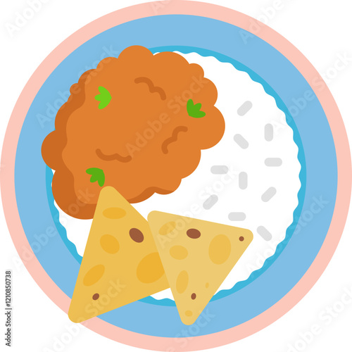 Chicken Tikka Masala: A popular Indian curry featuring marinated chicken in a spicy and creamy masala sauce, often served with naan or rice.