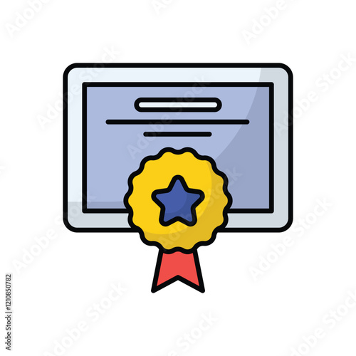 Award vector icon