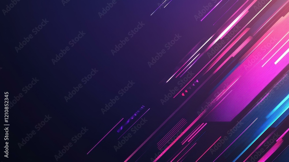 Dynamic blue backdrop with highspeed abstract arrows creates a captivating tech effect for banners or posters.