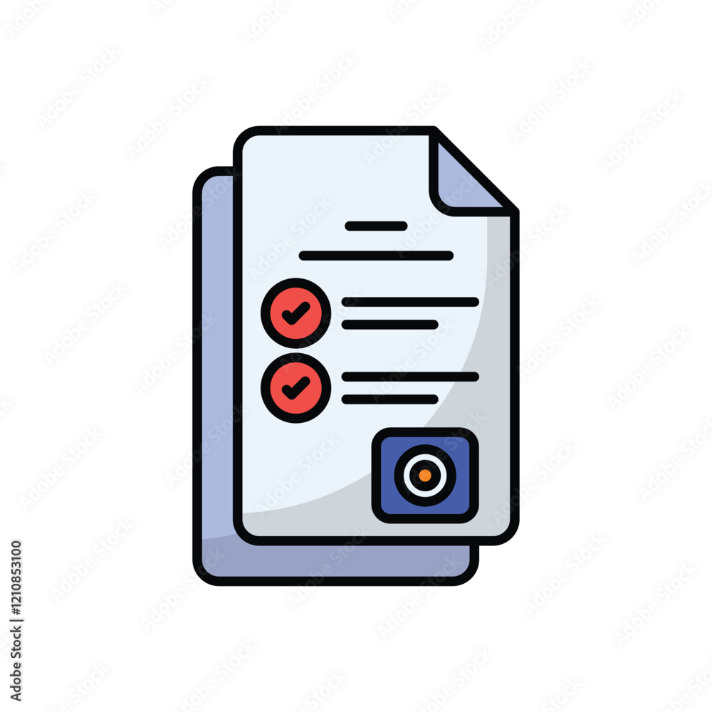 Document vector icon Document vector icon