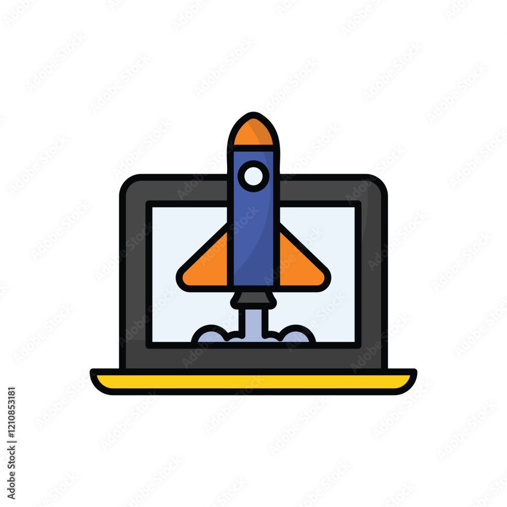 Startup vector icon Startup vector icon